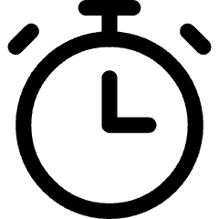 Stopwatch Icon from Core Line Set