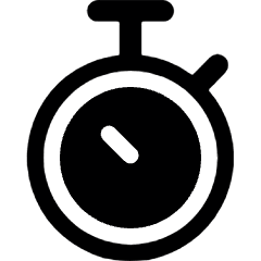 Stopwatch Alternate Icon from Ultimate Bold Set