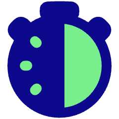 Stopwatch Half Icon from Plump Pop Set