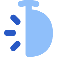 Stopwatch Half Icon from Flex Flat Set