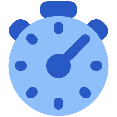 Stopwatch Icon from Plump Flat Set