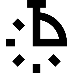 Stopwatch Quarter Icon from Sharp Remix Set