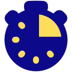 Stopwatch Quarter Icon from Plump Pop Set