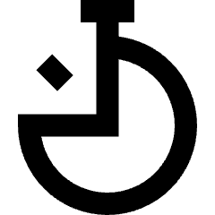 Stopwatch Three Quarter Icon from Sharp Remix Set