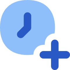 Time Add More Icon from Flex Flat Set