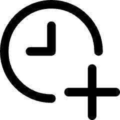 Time Add More Icon from Core Line Set