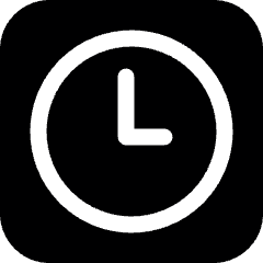 Time Clock Circle 2 Icon from Ultimate Bold Set