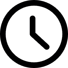 Time Clock Circle Alternate Icon from Ultimate Bold Set