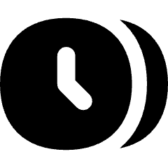 Time Clock Multiple Timezone Icon from Flex Solid Set