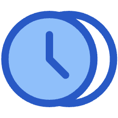 Time Clock Multiple Timezone Icon from Plump Duo Set