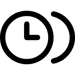 Time Clock Multiple Timezone Icon from Core Line Set