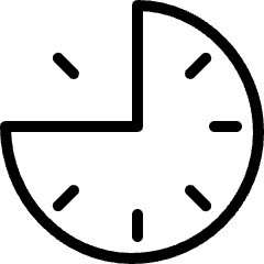 Time Clock Nine Icon from Ultimate Light Set