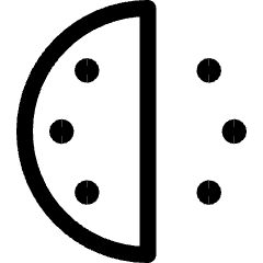 Time Clock Six 1 Icon from Ultimate Regular Set