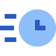 Time Duration Express Fast Icon from Sharp Flat Set