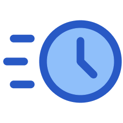 Time Duration Express Fast Icon from Plump Duo Set