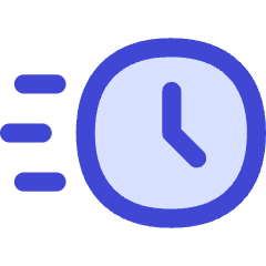 Time Duration Express Fast Icon from Flex Duo Set