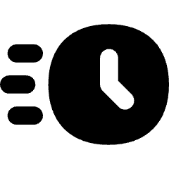 Time Duration Express Fast Icon from Flex Solid Set
