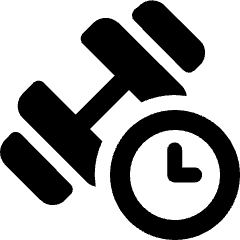 Time Exercise Time 3 Icon from Ultimate Bold Set