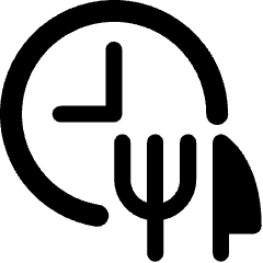 Time Food Time 1 Icon from Ultimate Bold Set