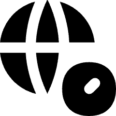 Time Globe Timezone Global Icon from Flex Solid Set