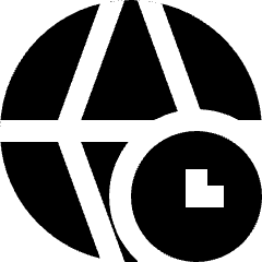 Time Globe Timezone Global Icon from Sharp Solid Set