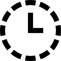 Time History Off Icon from Sharp Solid Set