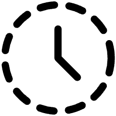 Time History Off Icon from Plump Line Set