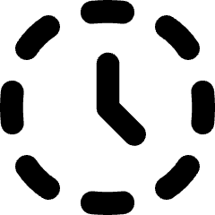 Time History Off Icon from Flex Solid Set