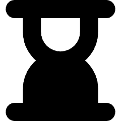 Time Hour Glass Icon from Micro Solid Set