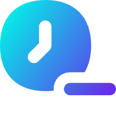 Time Less Reduce Icon from Flex Gradient Set