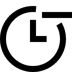 Time Less Reduce Icon from Sharp Line Set
