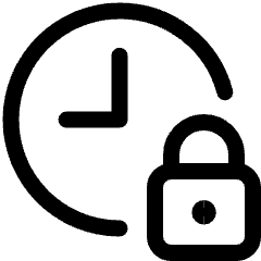 Time Lock Curfew Icon from Ultimate Regular Set