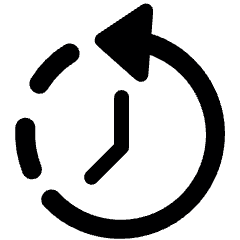 Time Reverse Icon from Ultimate Bold Set