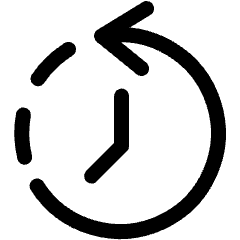 Time Reverse Icon from Ultimate Regular Set