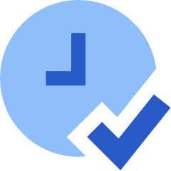 Time Schedule Set Icon from Sharp Flat Set