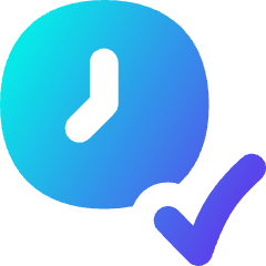 Time Schedule Set Icon from Flex Gradient Set