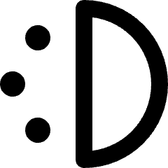 Time Six Icon from Micro Line Set