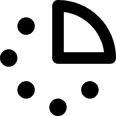 Time Three Icon from Micro Line Set