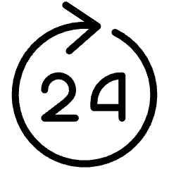 Time Twentfour Hours 1 Icon from Ultimate Light Set