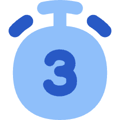 Timer 3 Seconds Icon from Flex Flat Set