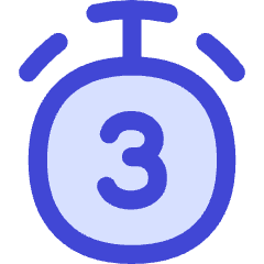 Timer 3 Seconds Icon from Flex Duo Set