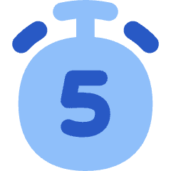 Timer 5 Seconds Icon from Flex Flat Set