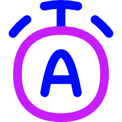 Timer Auto Icon from Flex Neon Set