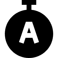 Timer Auto Icon from Sharp Solid Set