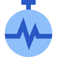 Timer Average Time Icon from Sharp Flat Set