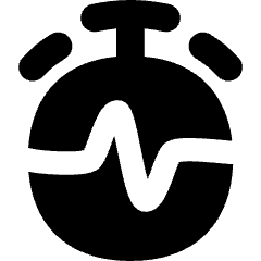 Timer Average Time Icon from Flex Solid Set