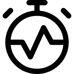Timer Average Time Icon from Core Line Set