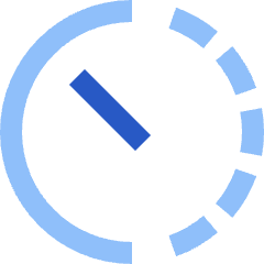 Timer Pace Average Icon from Sharp Flat Set
