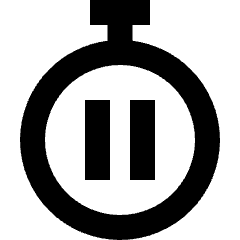 Timer Pause Icon from Sharp Remix Set