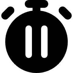 Timer Pause Icon from Core Solid Set